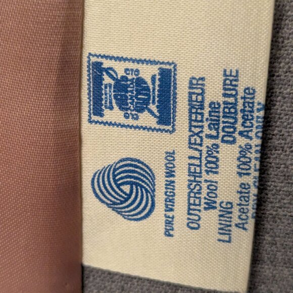 Ladies Roth-Stern Ltd 100% Pure Virgin Wool. Dark Grey. Size M - Picture 6 of 6